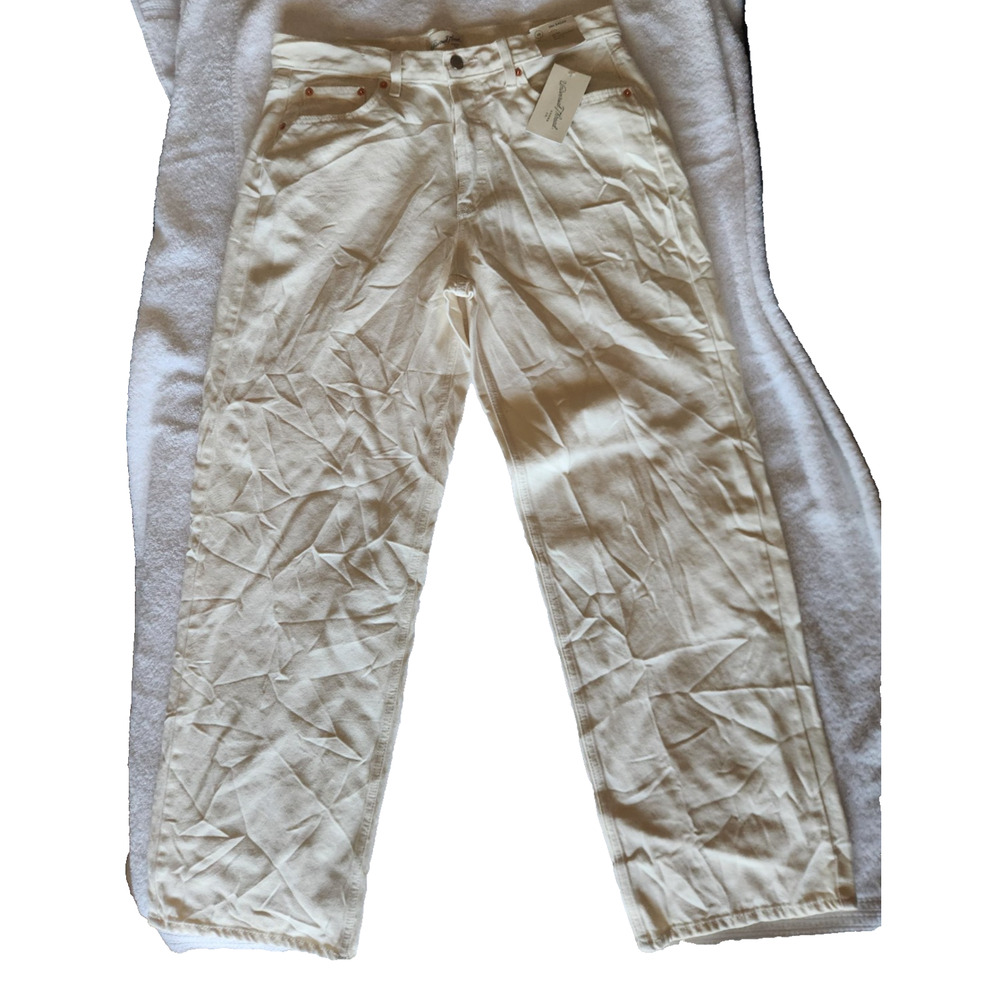 Universal Thread 90s Baggy Jeans Women's Size 10 White New with Tags